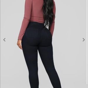 Super high waist denim